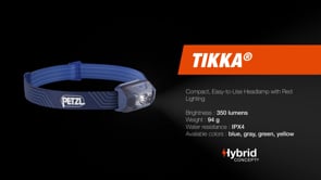 Petzl TIKKA HEADLAMP Compact 350 Lumen White + Red Headlamp Gadgets Petzl