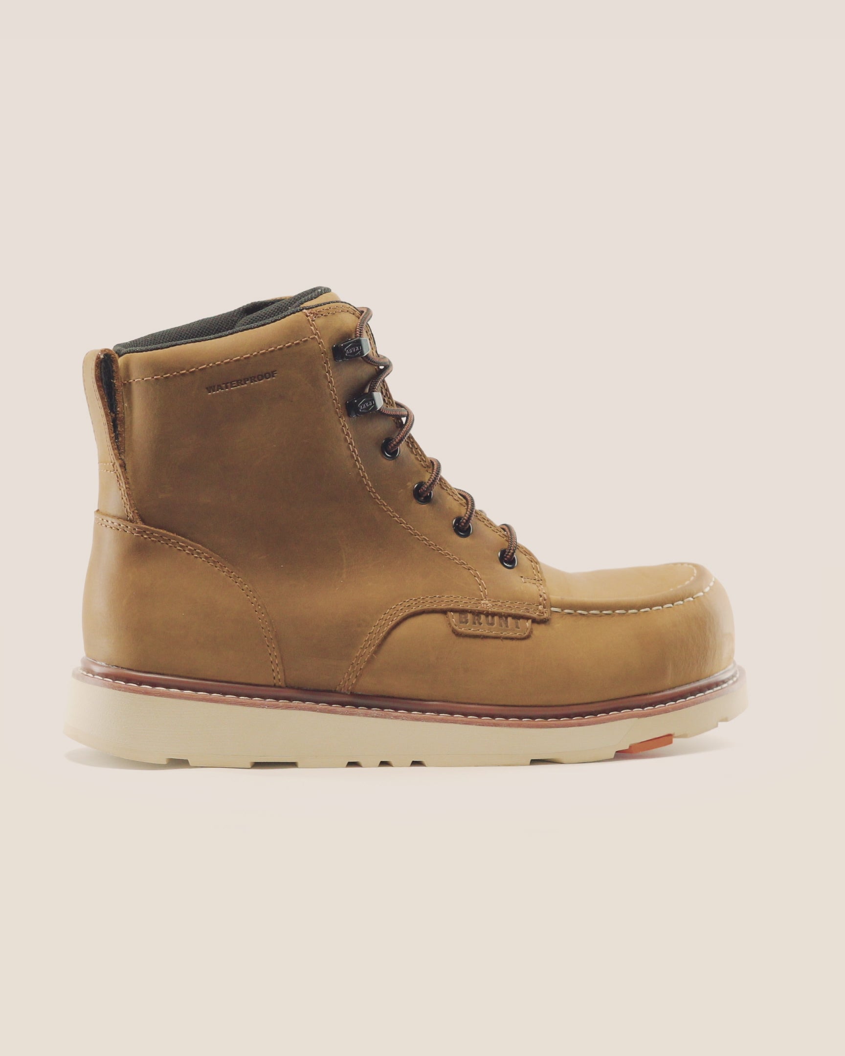 BRUNT Men's Marin 6" Comp Toe Waterproof Work Boot Work Boots BRUNT