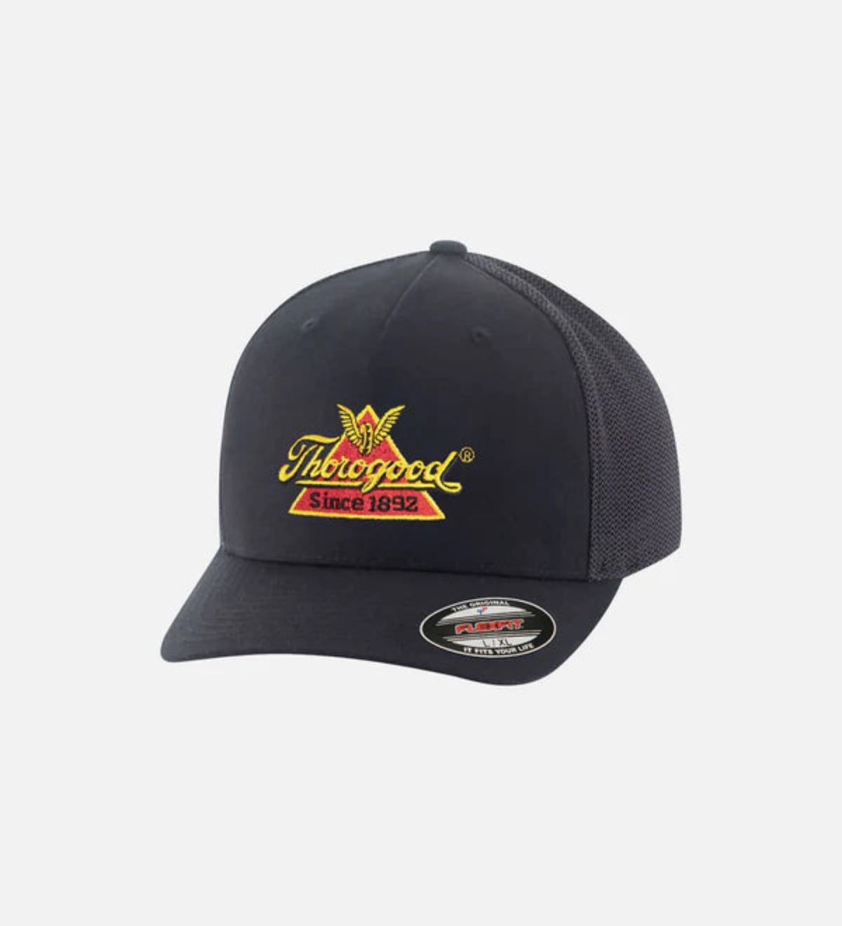 Thorogood Men's Classic Logo Graphic Flexfit Cap Hats & Caps Thorogood Black OS