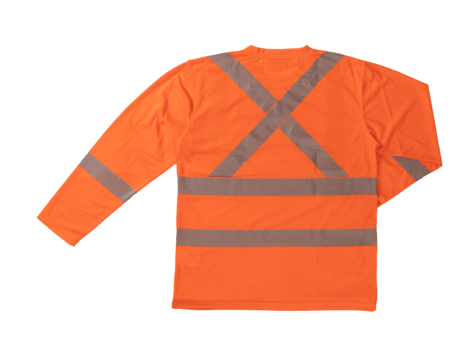 Tough Duck Class 1 Long Sleeve Reflective Safety T-Shirt - Work World - Workwear, Work Boots, Safety Gear