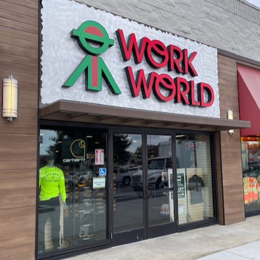 Work World Salinas storefront. 