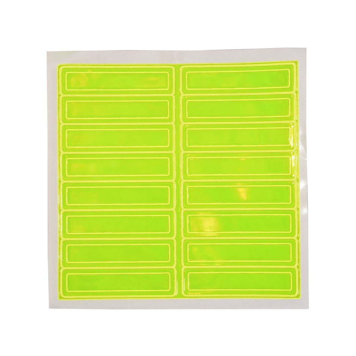 2W International Reflective Helmet Stickers Stickers 2W International Lime Yellow OS