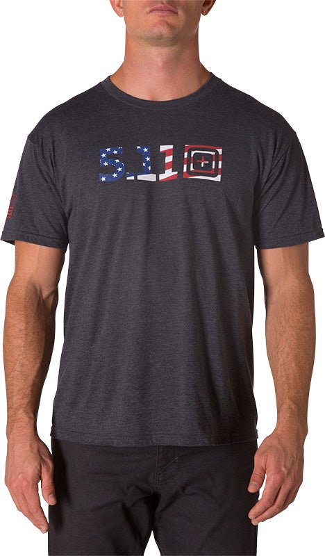 5.11® Tactical Men&#39;s Legacy USA Flag Fill Short Sleeve Tee - Work World - Workwear, Work Boots, Safety Gear