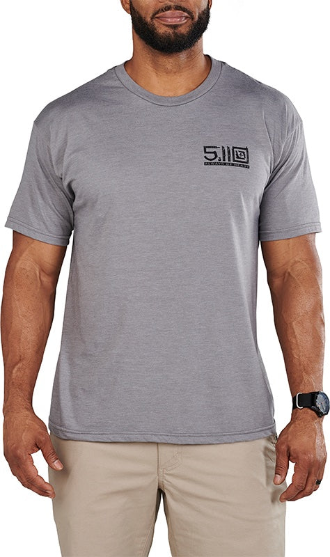 5.11® Tactical Men&#39;s Locked and Logoed Short Sleeve Tee - Work World - Workwear, Work Boots, Safety Gear