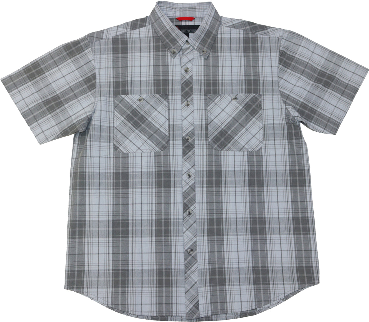 AmericaWare Men&#39;s Hex Button-Down Short Sleeve Shirt - Work World - Workwear, Work Boots, Safety Gear