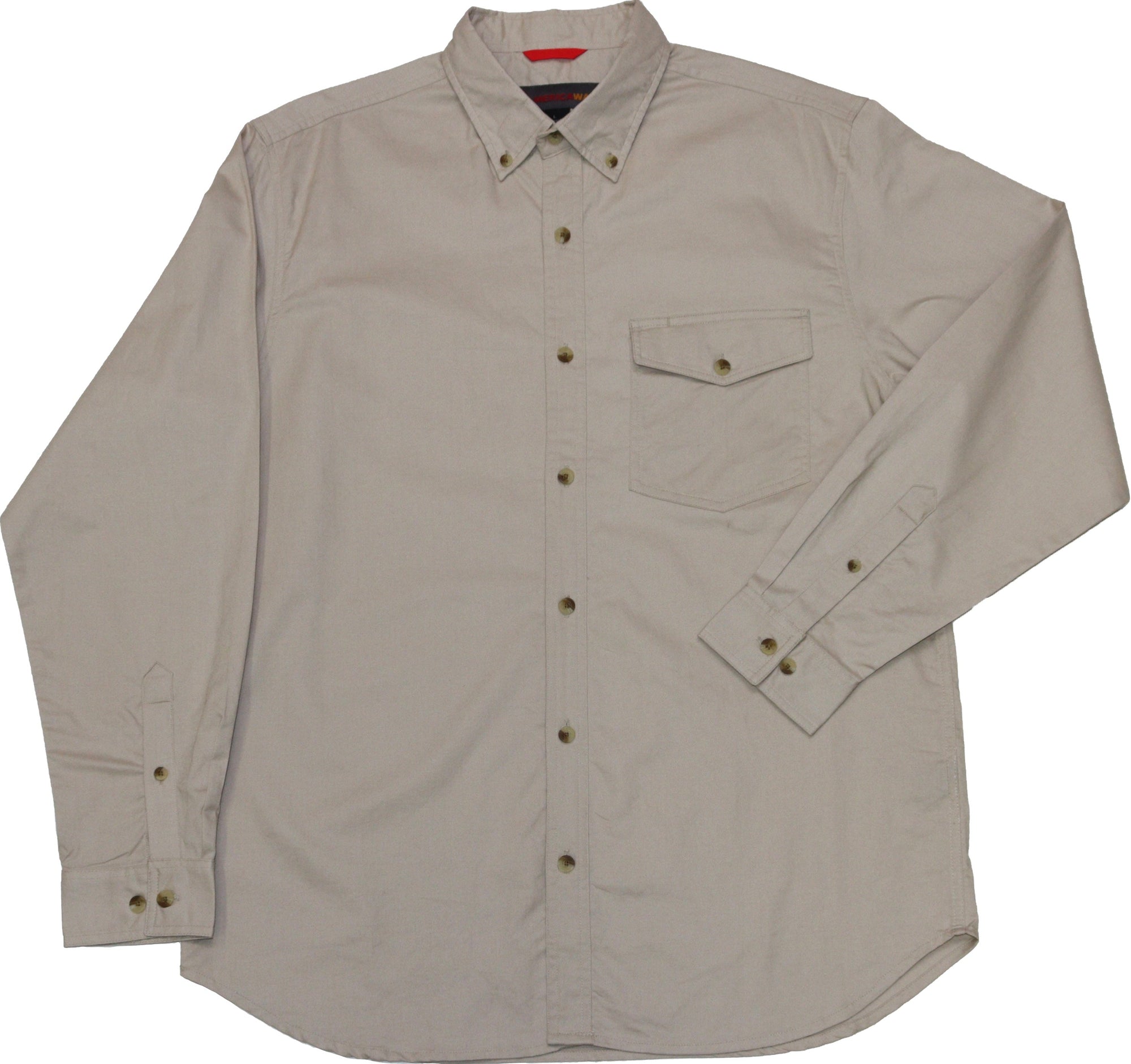 AmericaWare Men's Button-Down Long Sleeve Oxford Shirt - Work World - Workwear, Work Boots, Safety Gear