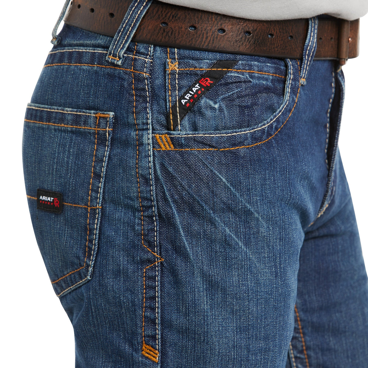 Ariat Men&#39;s FR M5 Slim Basic Stackable Straight Leg Jean - Work World - Workwear, Work Boots, Safety Gear