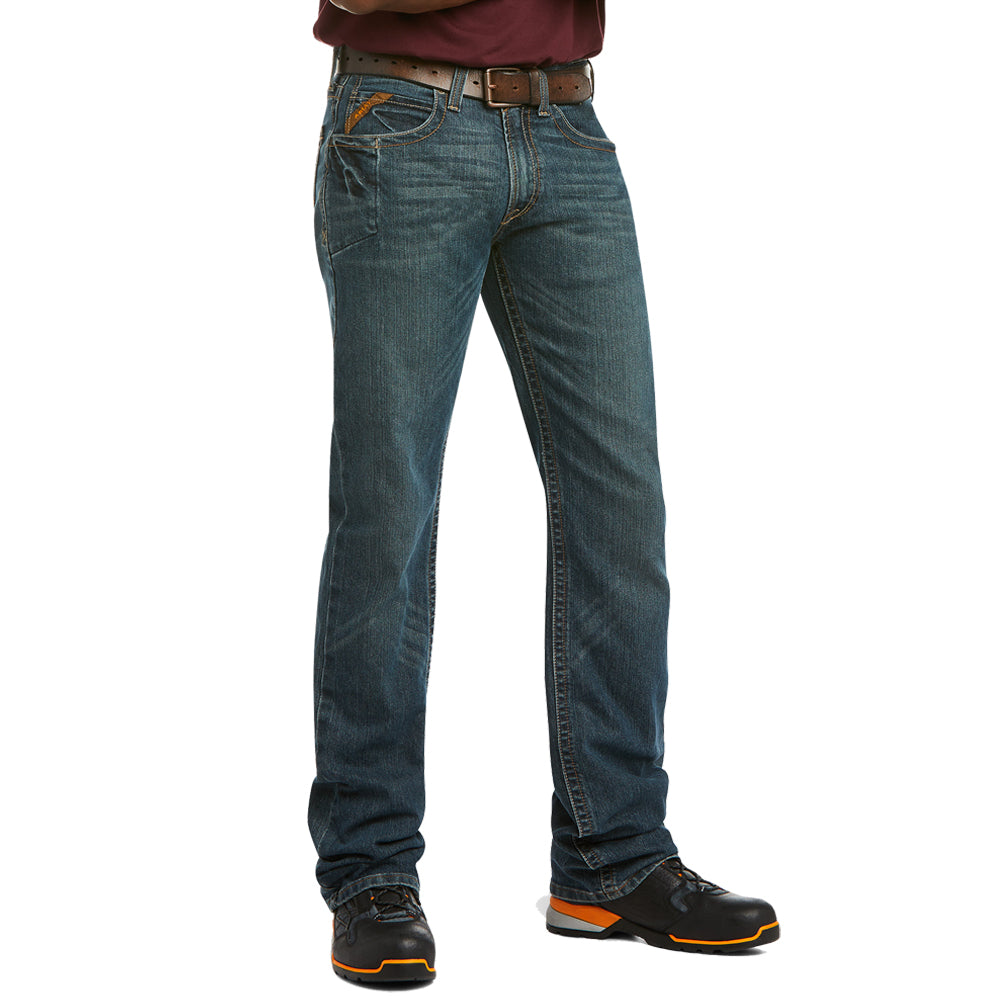 Ariat Men&#39;s Rebar M5 DuraStretch Edge Stackable Straight Leg Jean - Work World - Workwear, Work Boots, Safety Gear