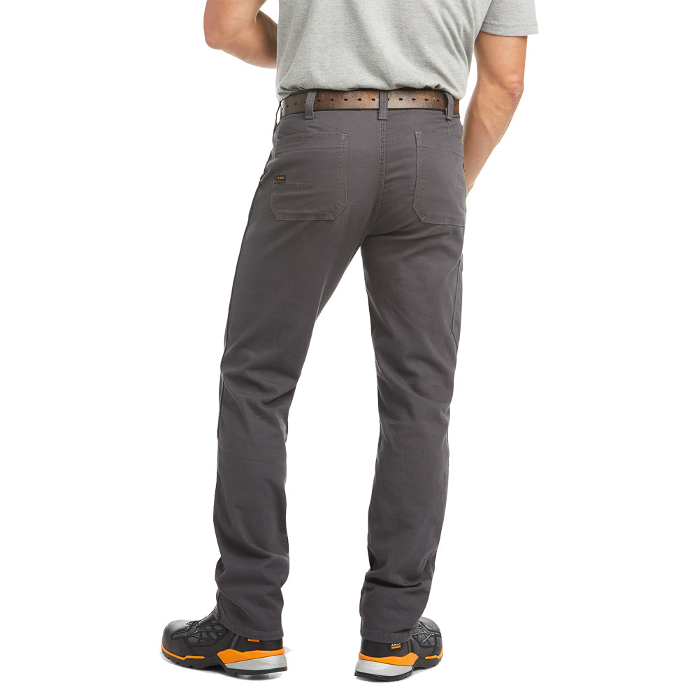 Ariat Men&#39;s Rebar DuraStretch Made Tough Double-Front Straight Leg Pant - Work World - Workwear, Work Boots, Safety Gear