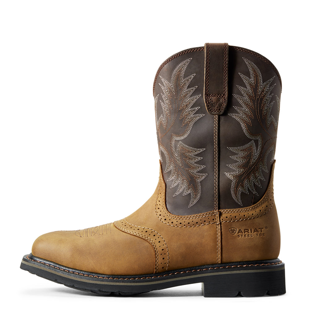 Ariat Men&#39;s Sierra Wide Square Toe Steel Toe Work Boot - Work World - Workwear, Work Boots, Safety Gear