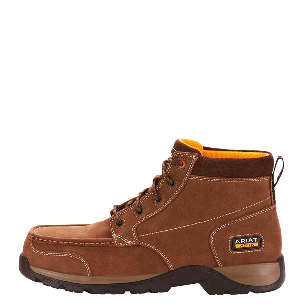 Ariat Men's Groundbreaker Wide Square Toe Waterproof Soft Toe Work Boot - Work World - Workwear, Work Boots, Safety Gear