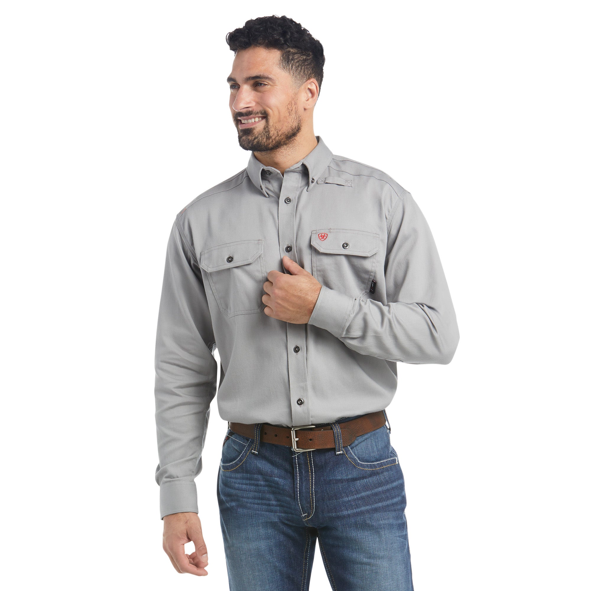 Ariat Men's Flame Resistant Solid Work Shirt - Work World - Workwear, Work Boots, Safety Gear