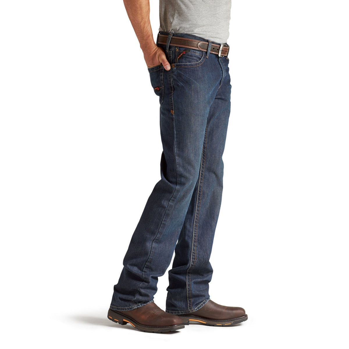 Ariat Men&#39;s Flame Resistant M4 Relaxed Basic Boot Cut Jean - Work World - Workwear, Work Boots, Safety Gear