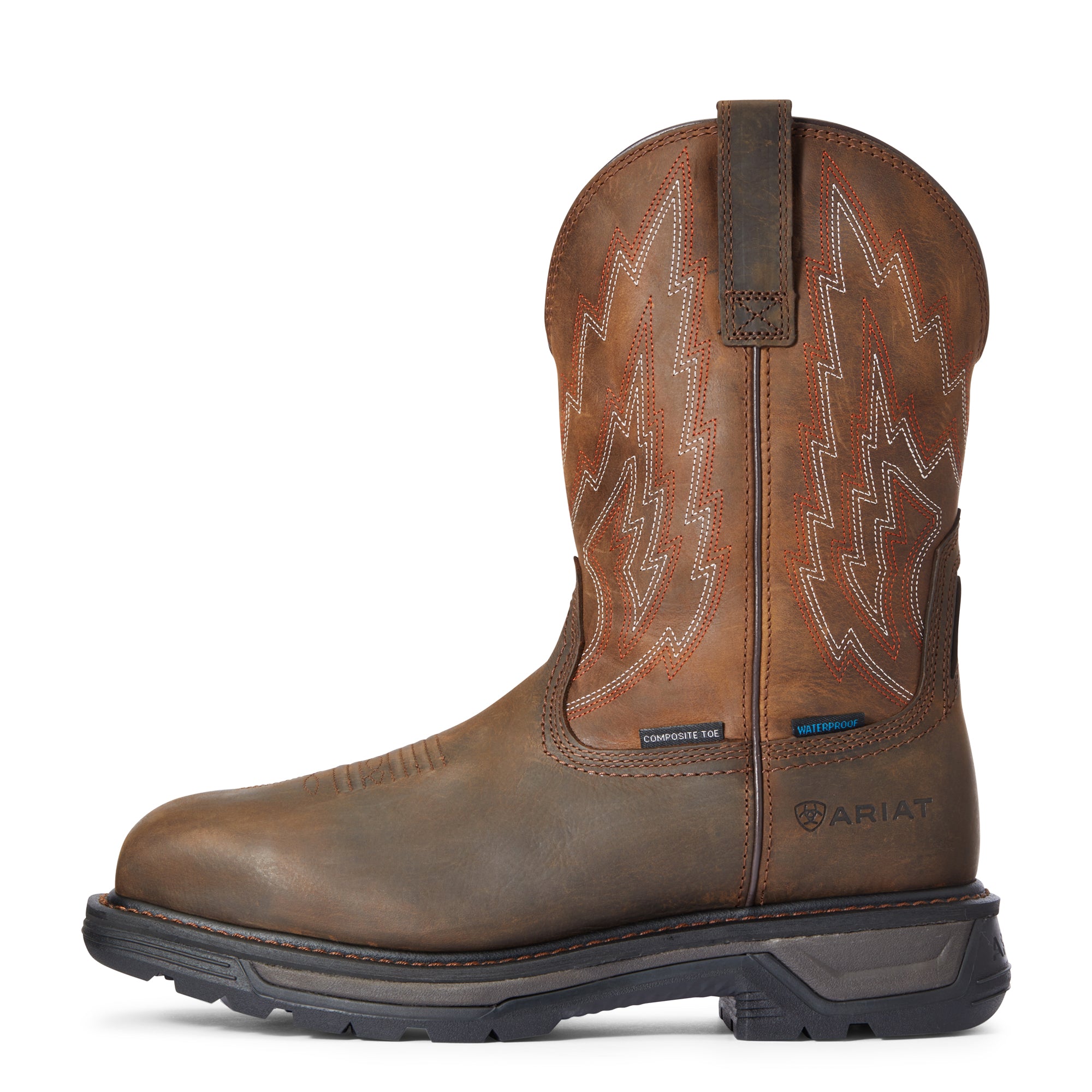 Ariat Men's Big Rig 11" Waterproof Comp Toe Western Boot - Work World - Workwear, Work Boots, Safety Gear