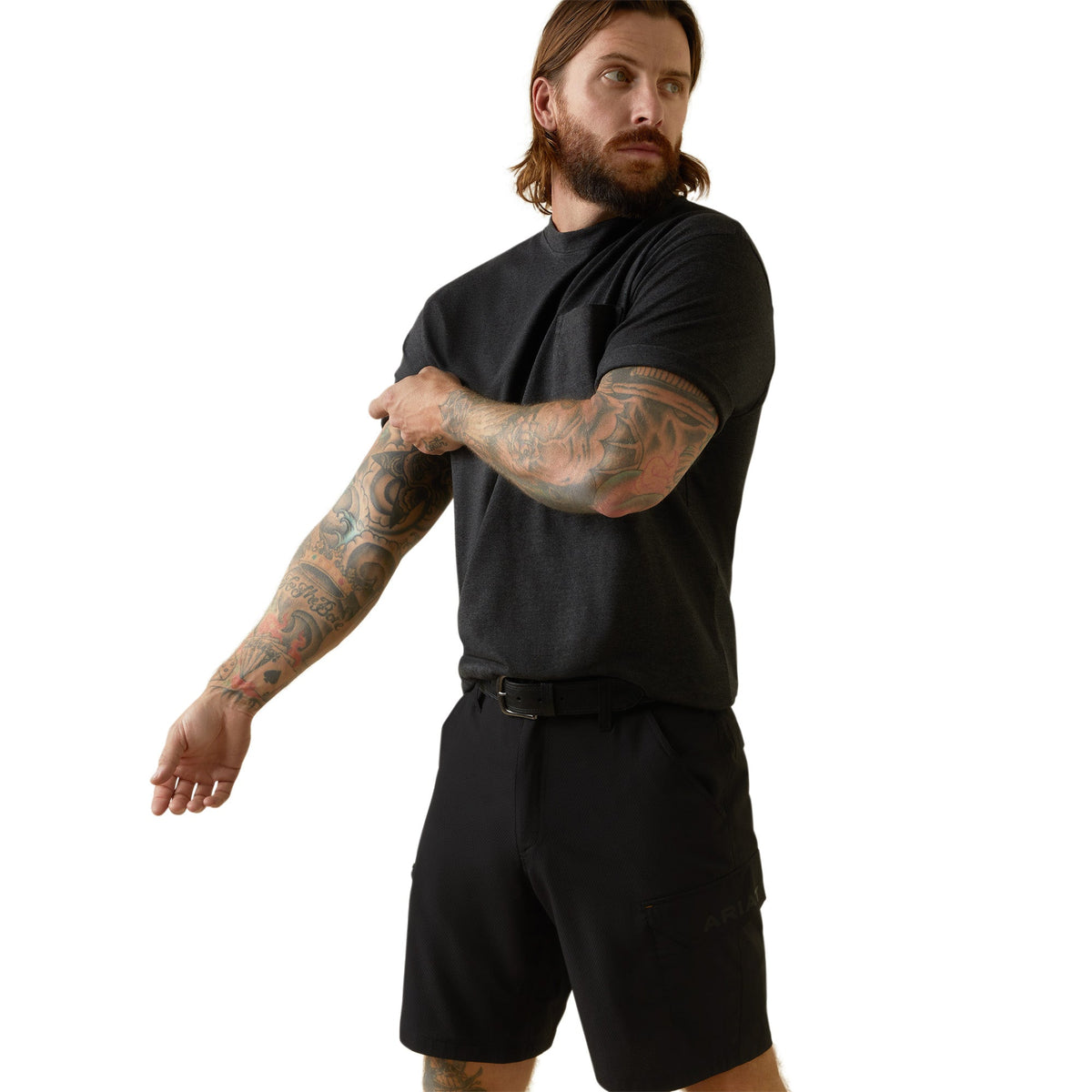 Ariat Men&#39;s Rebar Cotton Strong Anvil Force T-Shirt - Work World - Workwear, Work Boots, Safety Gear