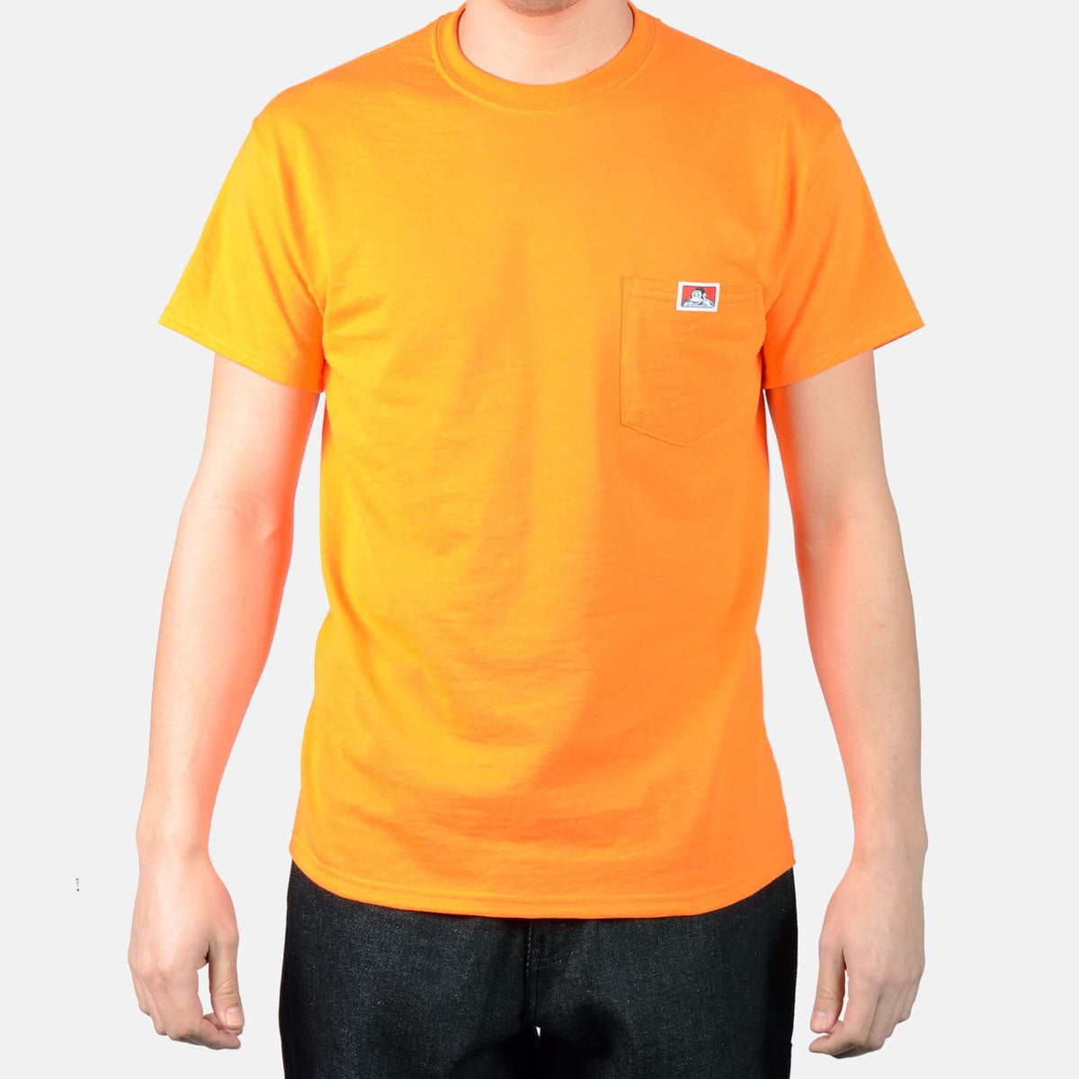 Ben Davis Men&#39;s Pocket T-Shirt_Orange - Work World - Workwear, Work Boots, Safety Gear