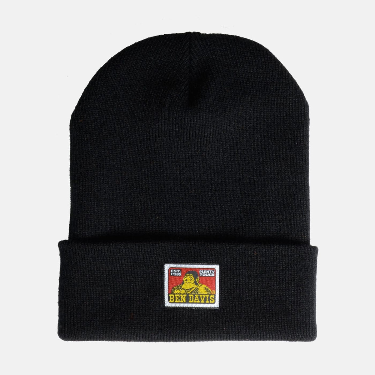 Ben Davis Logo Beanie Cap_Black Hats & Caps Ben Davis