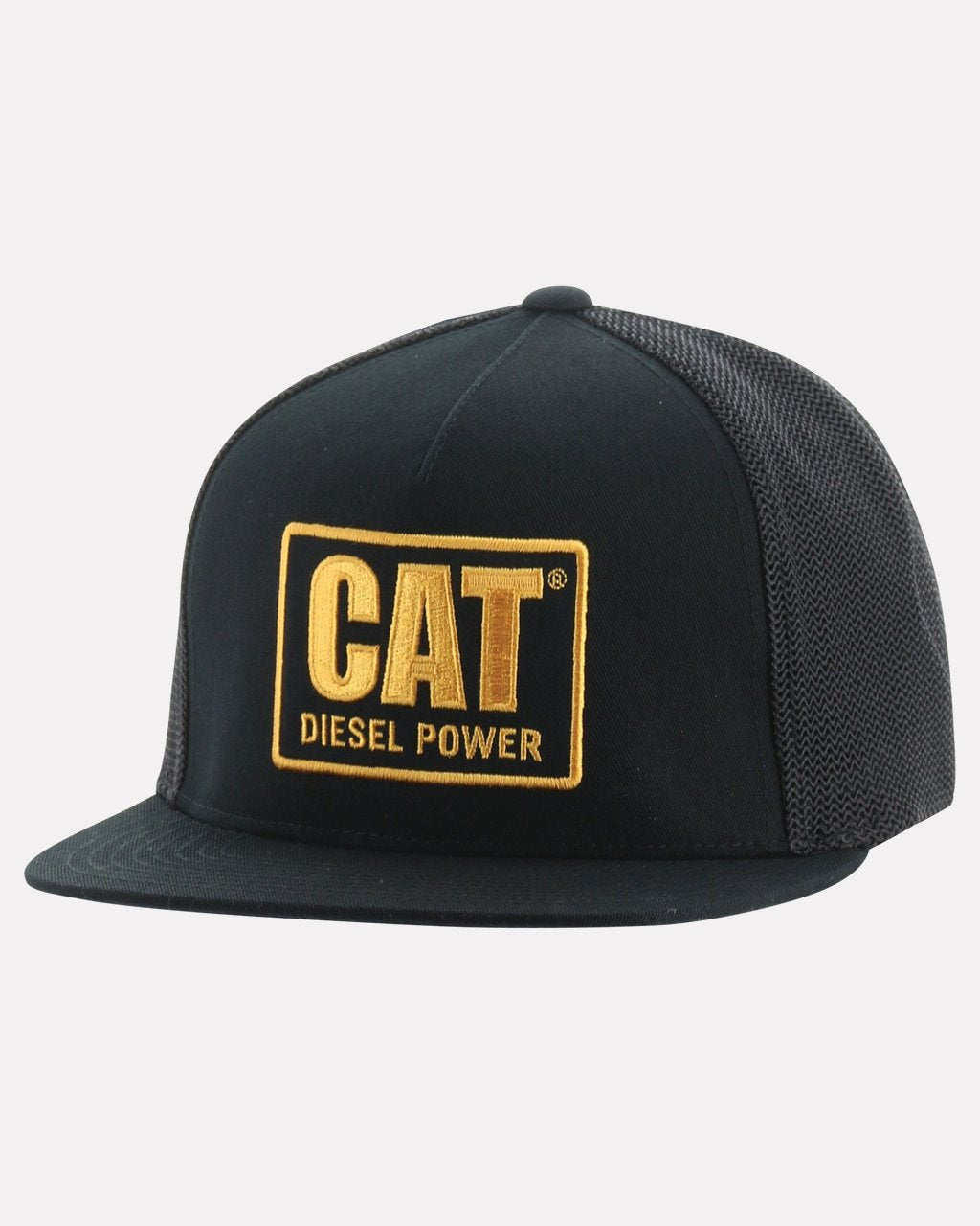 CAT Men&#39;s Diesel Power Flat Bill Cap - Work World - Workwear, Work Boots, Safety Gear