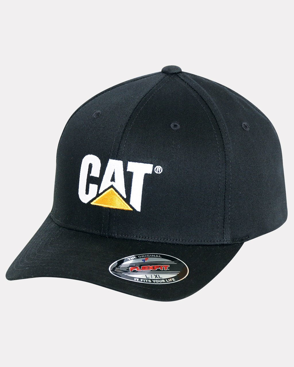 CAT Men's Trademark Stretch Fit Cap Hats & Caps CAT Black L