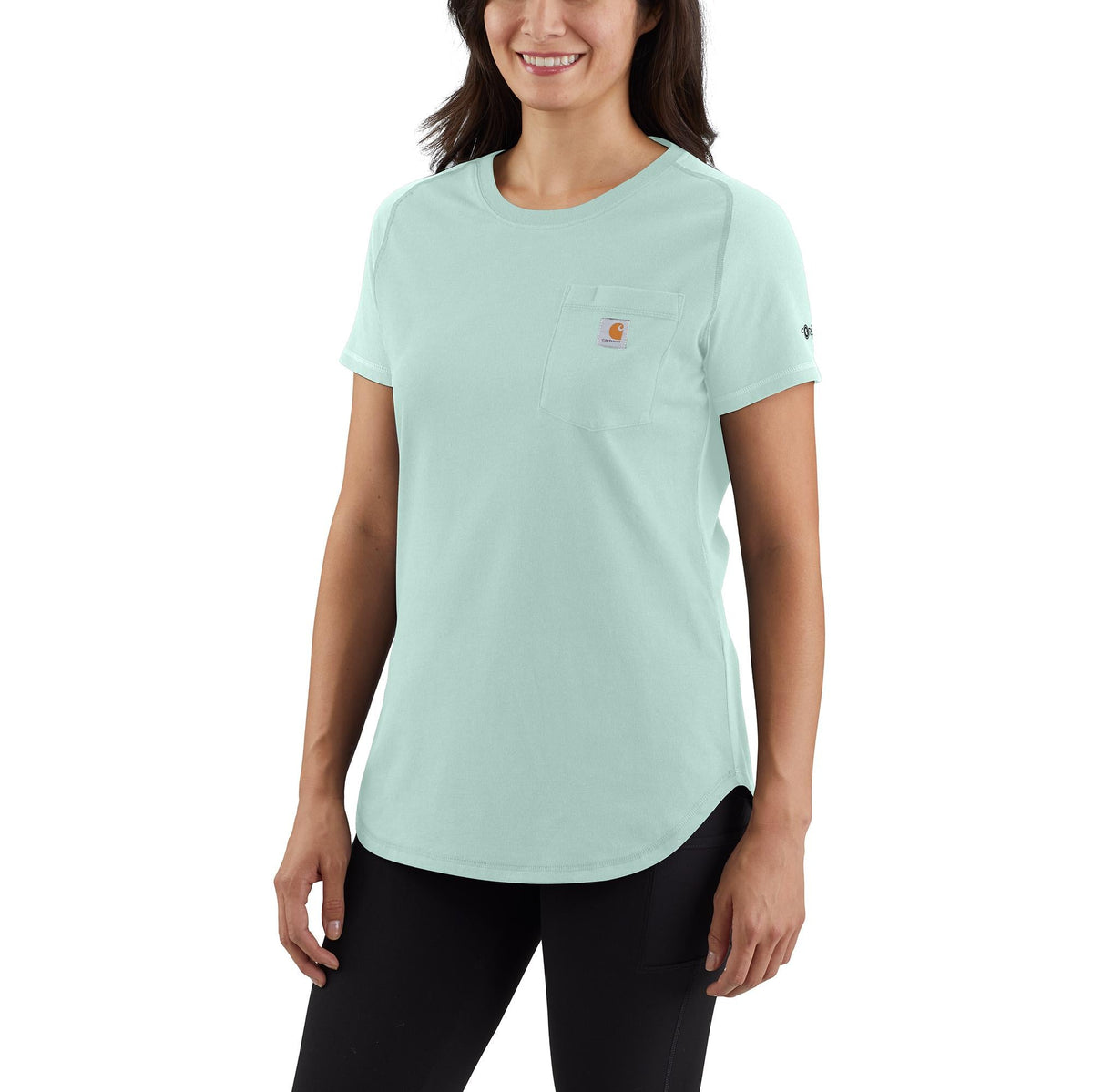 Carhartt Women&#39;s Force® Relaxed Fit Midweight Pocket Tee - Work World - Workwear, Work Boots, Safety Gear