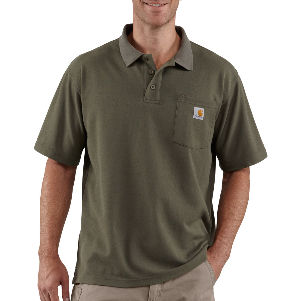 Carhartt Contractor Pocket Polo - Work World - Workwear, Work Boots, Safety Gear