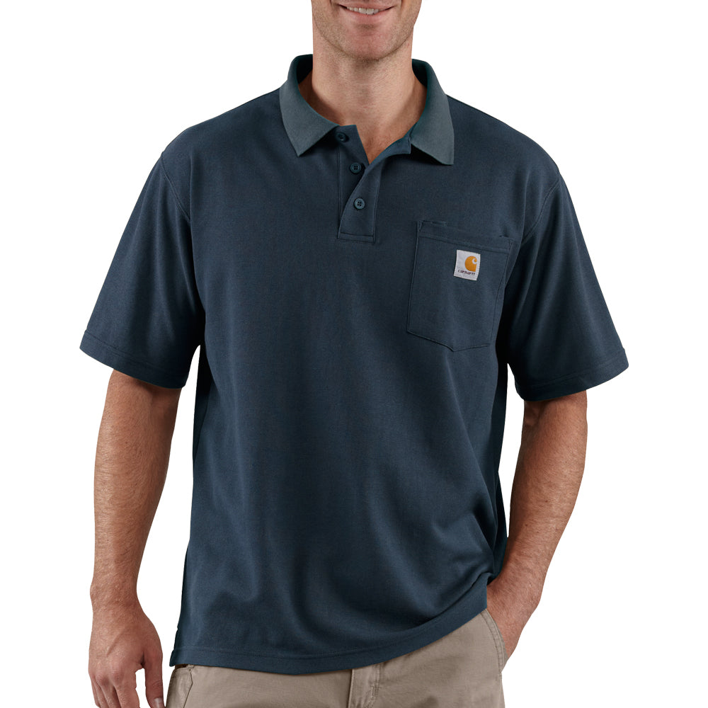 Carhartt Men&#39;s Loose Fit Short Sleeve Pocket Polo - Work World - Workwear, Work Boots, Safety Gear