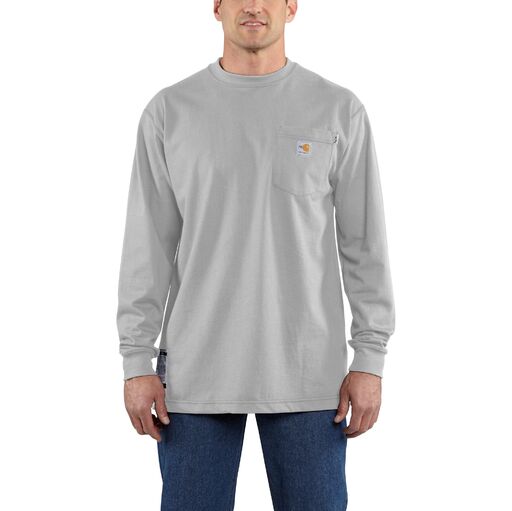 Carhartt Men's Flame Resistant Force Long Sleeve T-Shirt - Work World - Workwear, Work Boots, Safety Gear