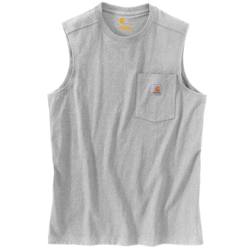 Carhartt Men's Relaxed Fit Sleeveless Pocket Tee - Work World - Workwear, Work Boots, Safety Gear