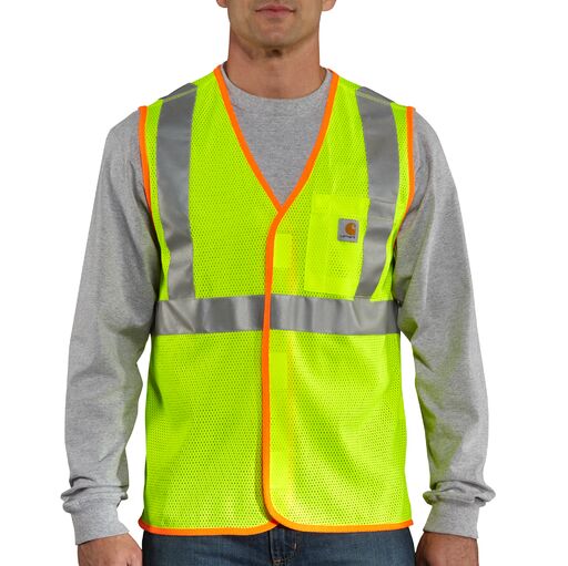 Carhartt Men&#39;s Hi-Vis Vest Class 2 - Work World - Workwear, Work Boots, Safety Gear