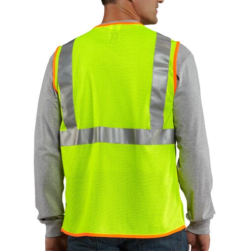 Carhartt Men&#39;s Class 2 Hi-Vis Vest - Work World - Workwear, Work Boots, Safety Gear