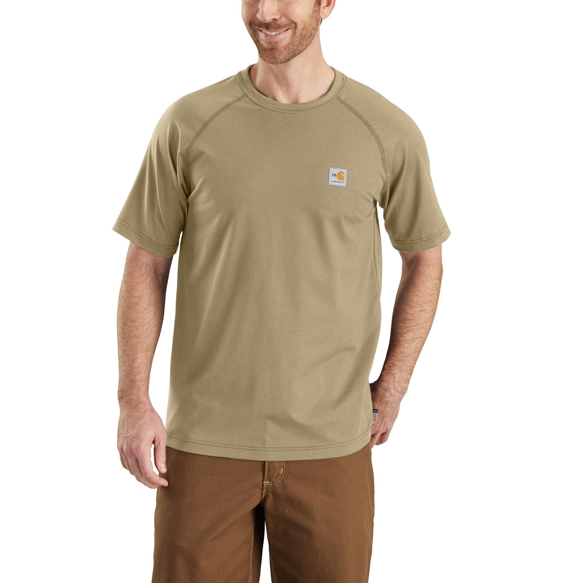 Carhartt Men&#39;s Flame Resistant Force Short Sleeve T-Shirt - Work World - Workwear, Work Boots, Safety Gear