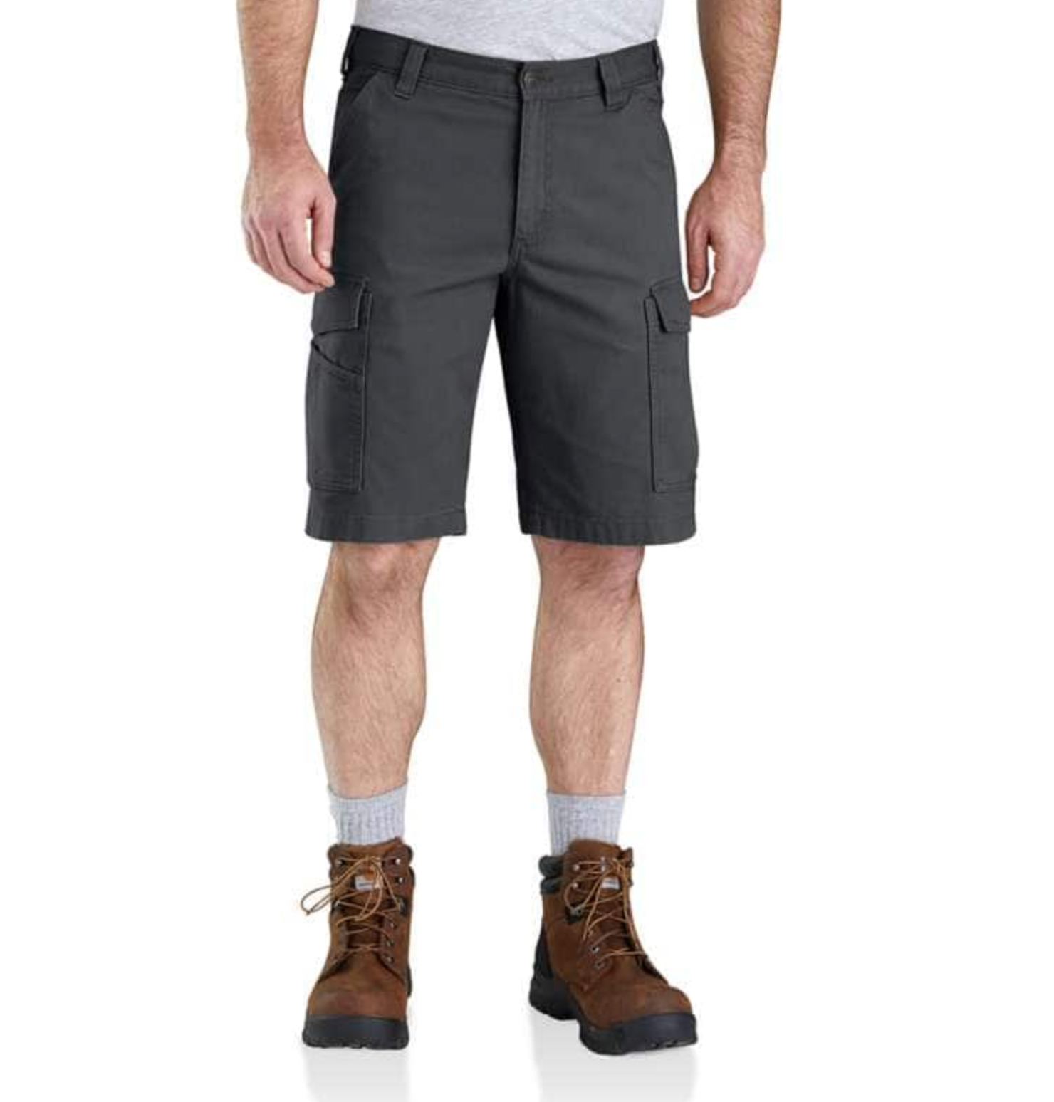 Carhartt Men's Rugged Flex® Relaxed Fit Canvas Cargo Work Short_Shadow - Work World - Workwear, Work Boots, Safety Gear