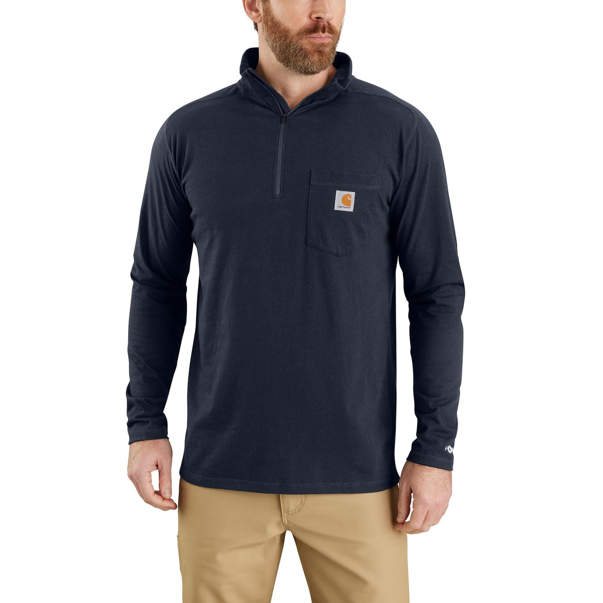 Carhartt Men&#39;s ForceÂ® Midweight Long Sleeve Pocket T-Shirt - Work World - Workwear, Work Boots, Safety Gear