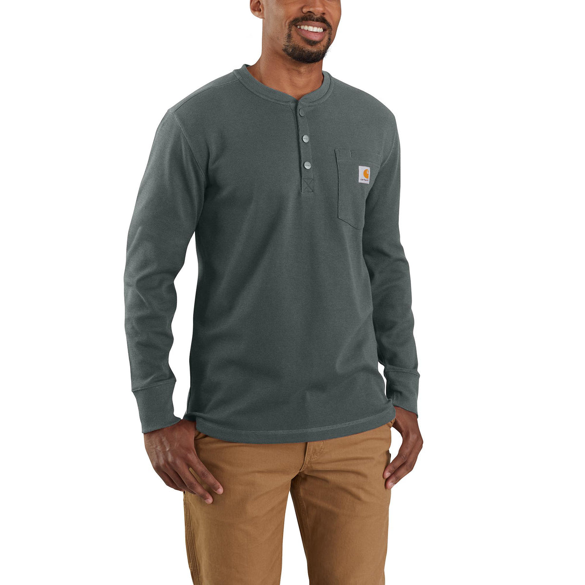 Carhartt Men&#39;s Relaxed Fit Long Sleeve Thermal Shirt - Work World - Workwear, Work Boots, Safety Gear