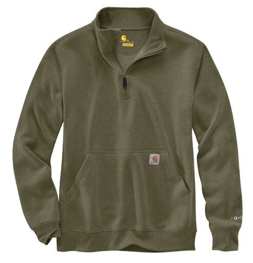 Carhartt Men&#39;s Force® Relaxed Fit Midweight 1/4 Zip Pocket Sweatshirt - Work World - Workwear, Work Boots, Safety Gear