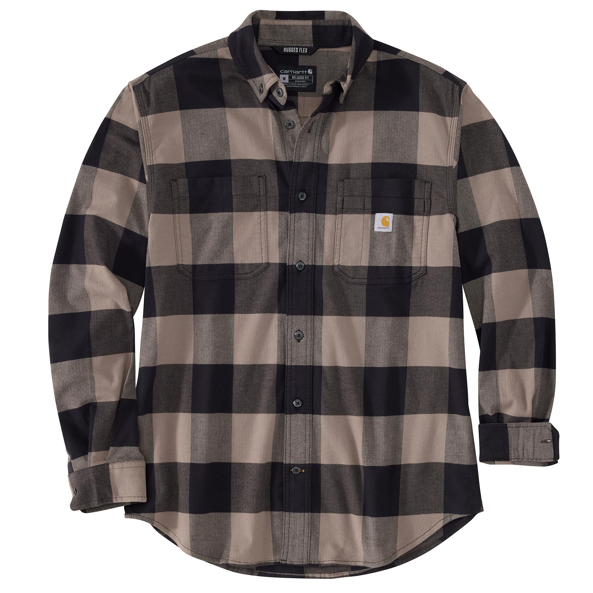 Carhartt Men's Rugged Flex®Flannel Long Sleeve Plaid Shirt - Work World - Workwear, Work Boots, Safety Gear