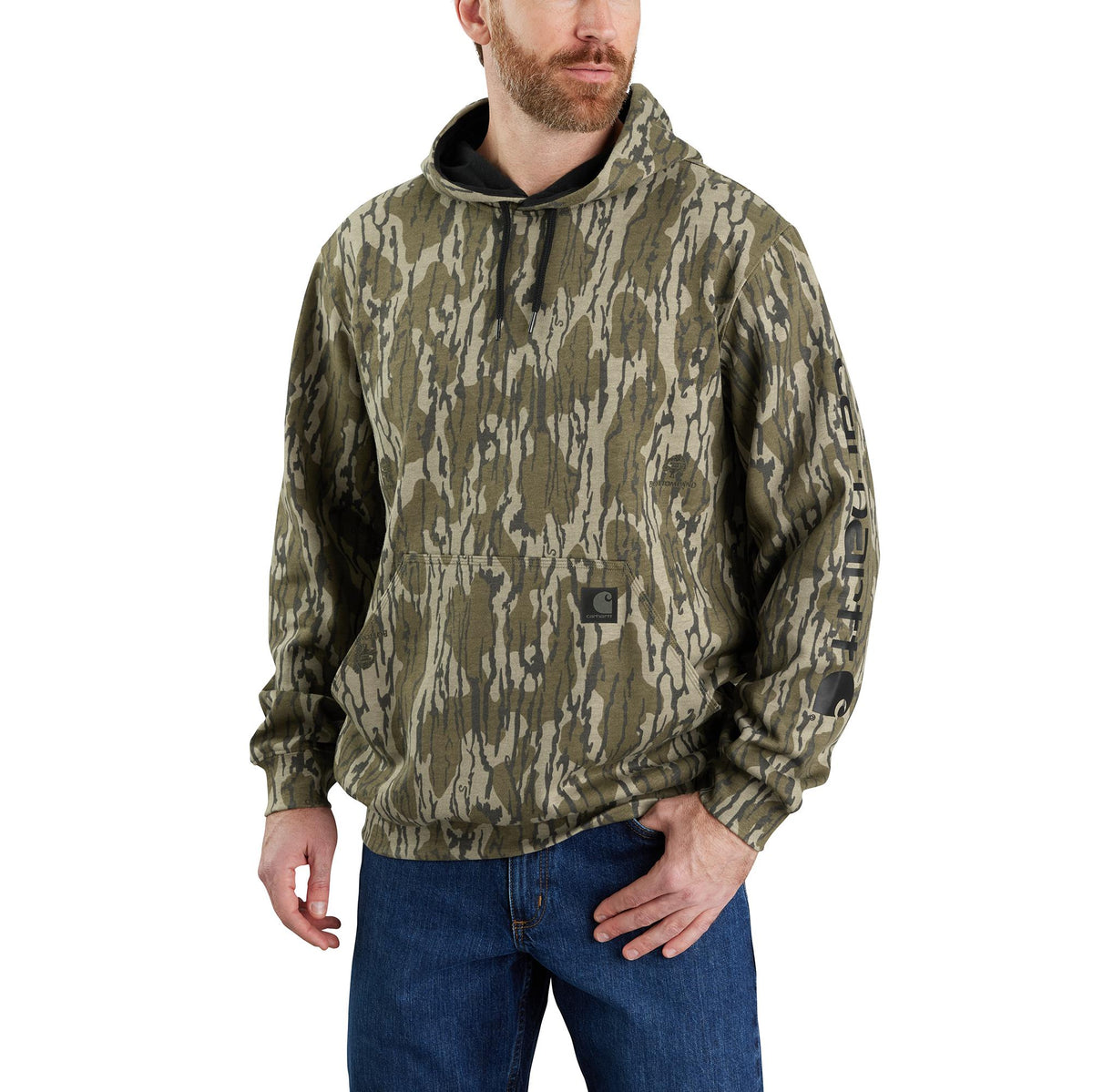 Carhartt Men's Loose Fit Camo Sleeve Graphic Sweatshirt Sweatshirts & Hoodies Carhartt