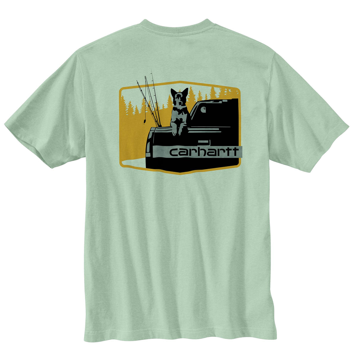 Carhartt Men's Loose Fit Heavyweight Short Sleeve Pocket Dog Graphic Tee T-Shirts Carhartt