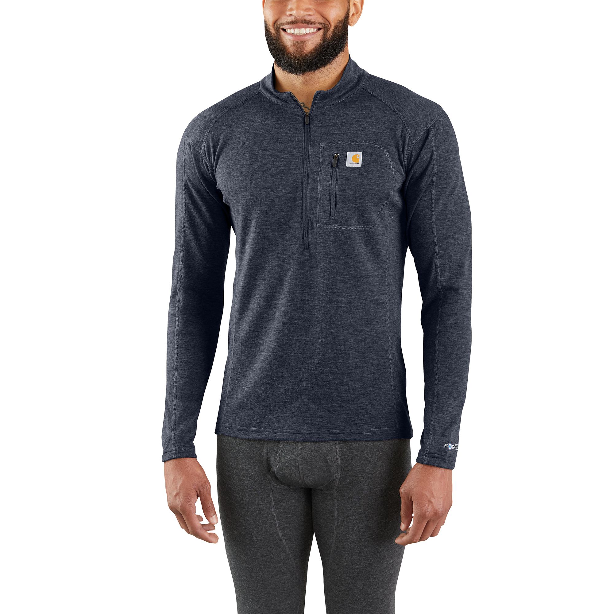 Carhartt Men's Force® Heavyweight Baselayer 1/4 Zip Shirt - Work World