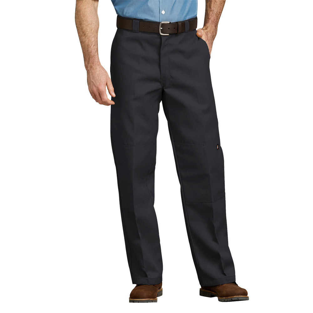 Dickies Men&#39;s Loose Fit Twill Double Knee Work Pant_Black - Work World - Workwear, Work Boots, Safety Gear