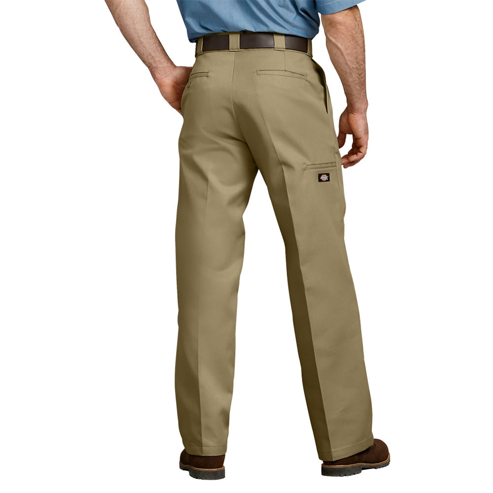 Dickies Men&#39;s Loose Fit Twill Double Knee Work Pant_Khaki - Work World - Workwear, Work Boots, Safety Gear
