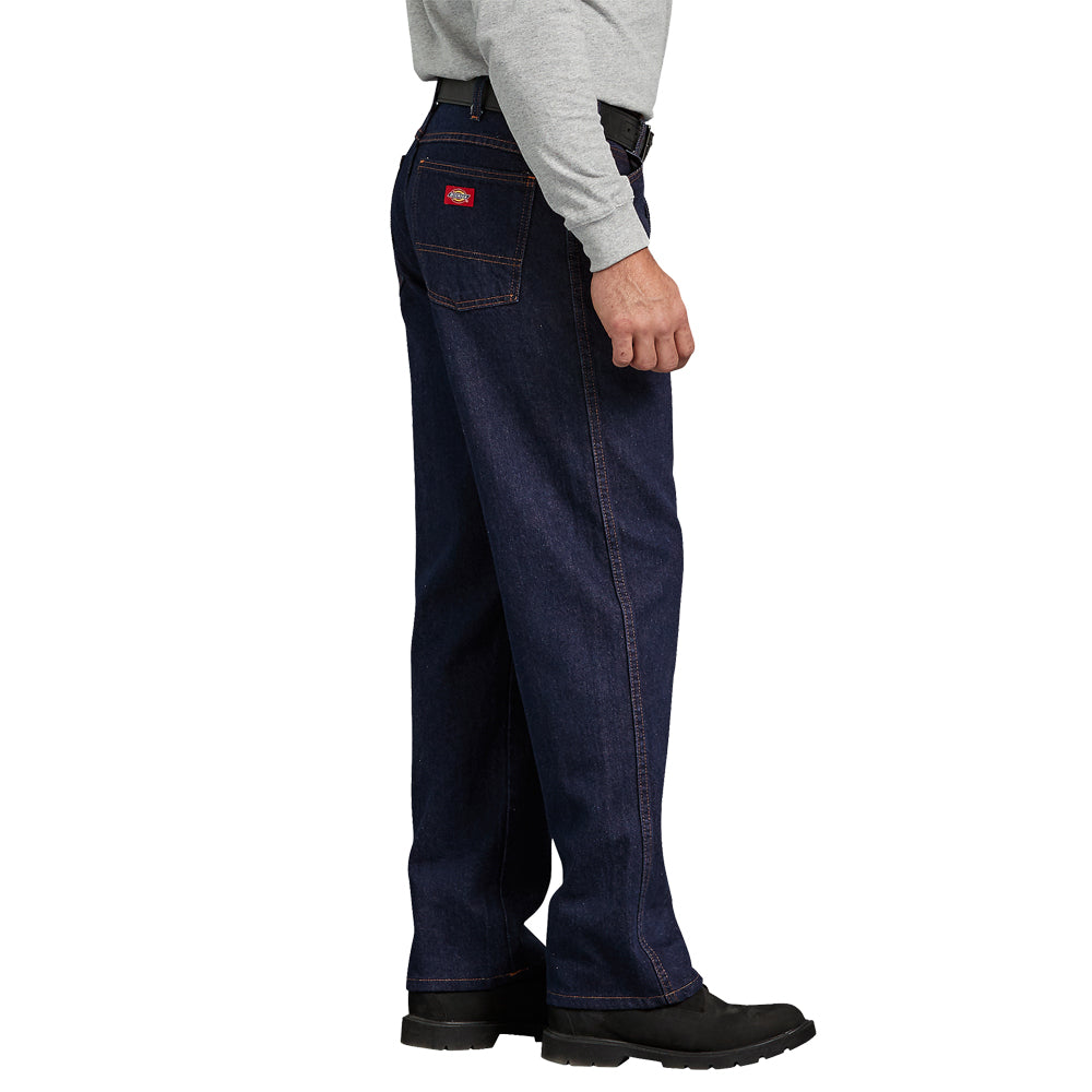 Dickies Men&#39;s Regular Straight Fit 5-Pocket Denim Jean - Work World - Workwear, Work Boots, Safety Gear