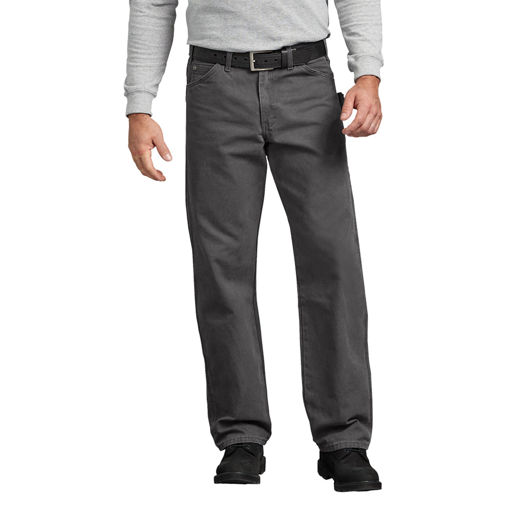 Dickies Men's Relaxed Fit Straight Leg Carpenter Duck Jean_Rinsed Slate - Work World - Workwear, Work Boots, Safety Gear
