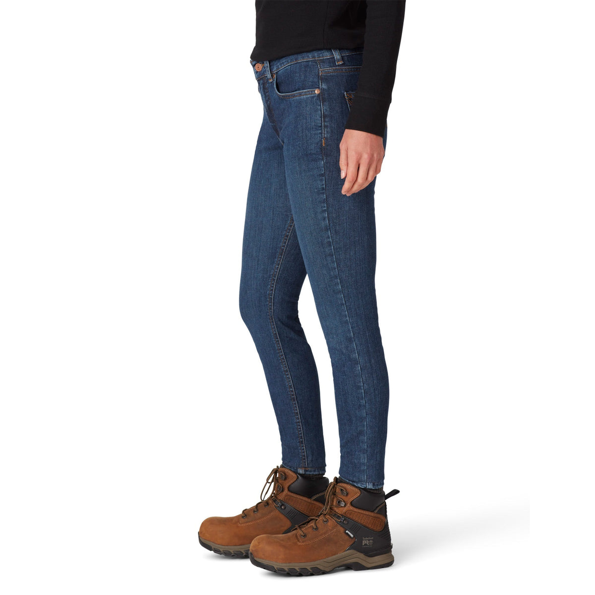 Dickies Women&#39;s Perfect Shape Skinny Leg Stretch Denim Jean - Work World - Workwear, Work Boots, Safety Gear