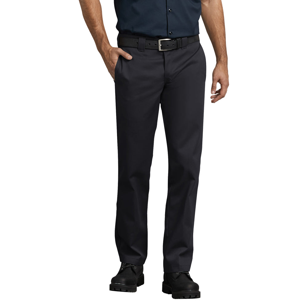 Dickies Men's Slim Fit Straight Leg Work Pant Pants Dickies Black 28 30 Inseam