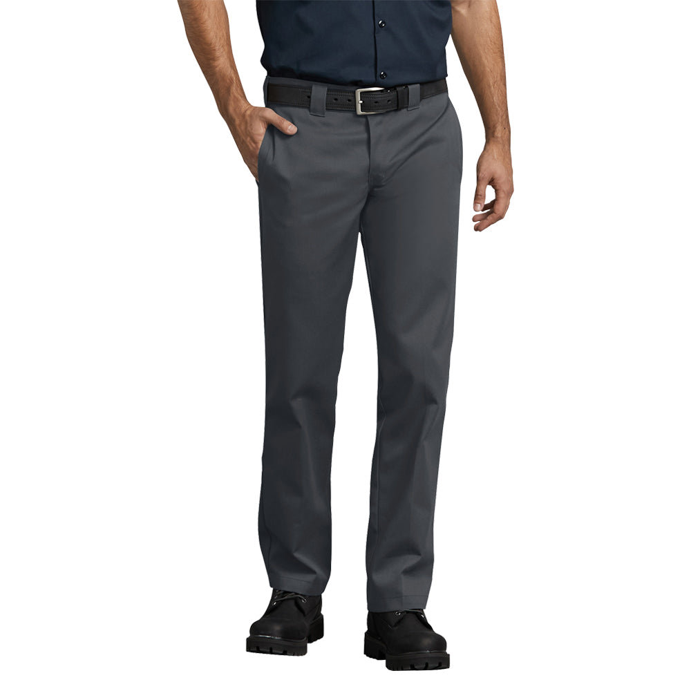 Dickies Men's Slim Fit Straight Leg Work Pant Pants Dickies Charcoal 29 30 Inseam