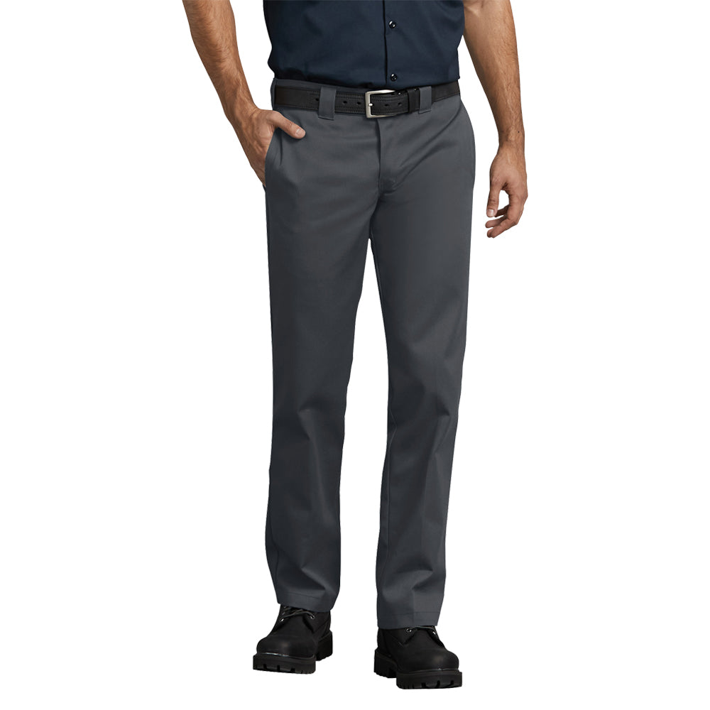 Dickies Men's Slim Fit Straight Leg Work Pant_Charcoal - Work World - Workwear, Work Boots, Safety Gear