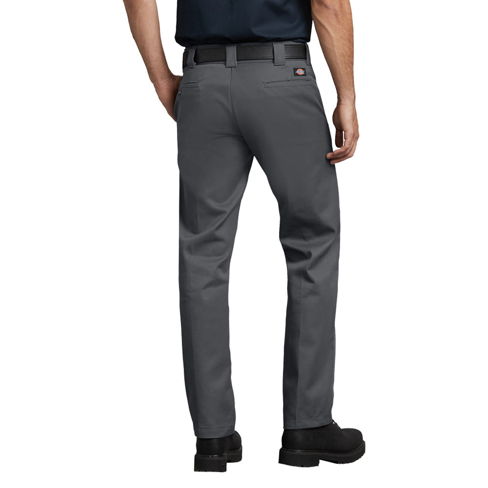 Dickies Men&#39;s Slim Fit Straight Leg Work Pant_Charcoal - Work World - Workwear, Work Boots, Safety Gear