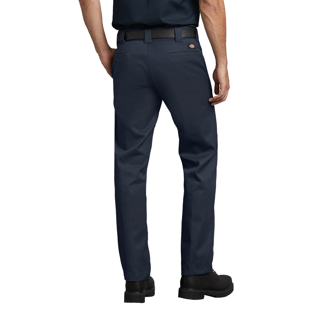 Dickies Men&#39;s Slim Fit Straight Leg Work Pant_Dark Navy - Work World - Workwear, Work Boots, Safety Gear