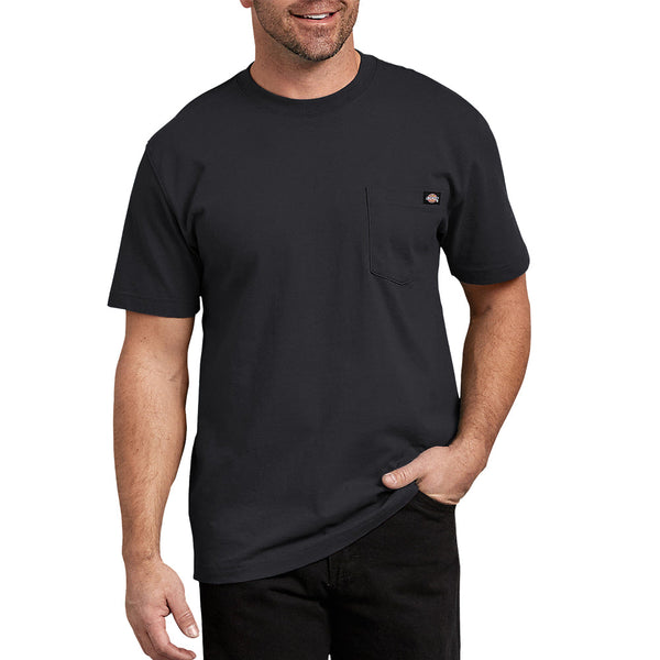 Dickies Men's Heavyweight Short Sleeve T-Shirt_Black - Work World